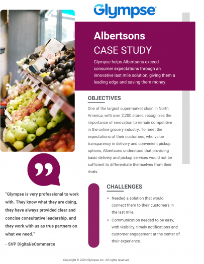 Glympse Case Study - Albertsons (featured image)