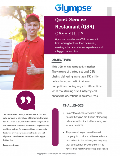 Glympse Case Study - Quick Service Restaurant (featured image)