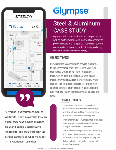 Glympse Case Study - Steel & Aluminum